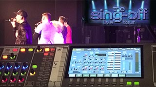 Roland V-Mixing System on The Sing-Off Live Tour