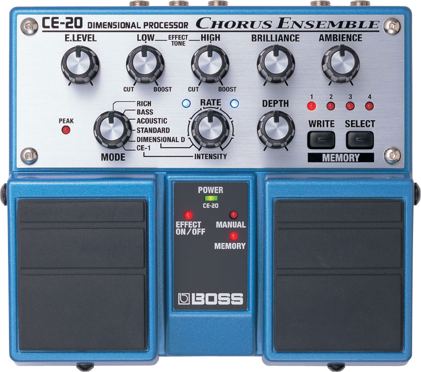 BOSS CE-20 Chrous Ensemble 錄音室級合聲雙踏板效果器