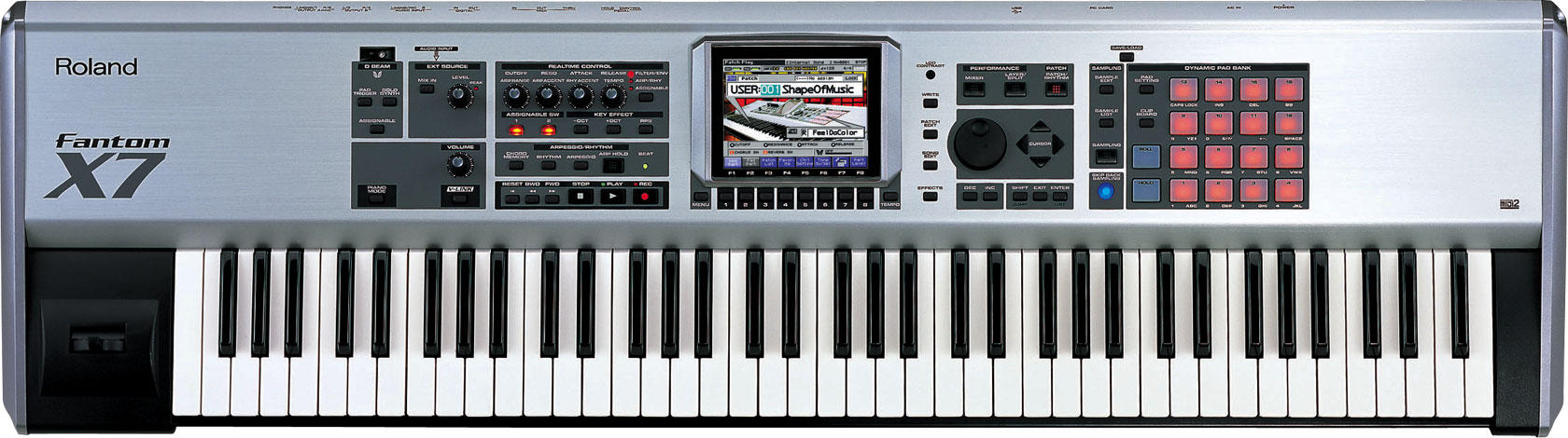 Roland - Fantom-X7 | Workstation Keyboard