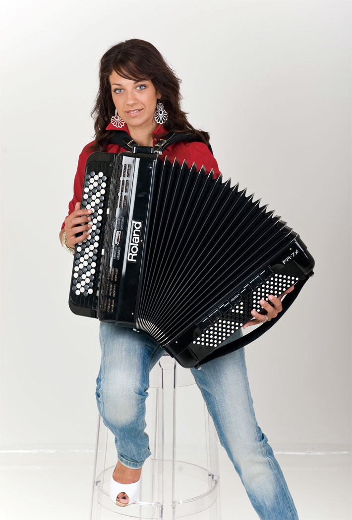 Accordion By Lady Bayanist Russian Holland Sexy