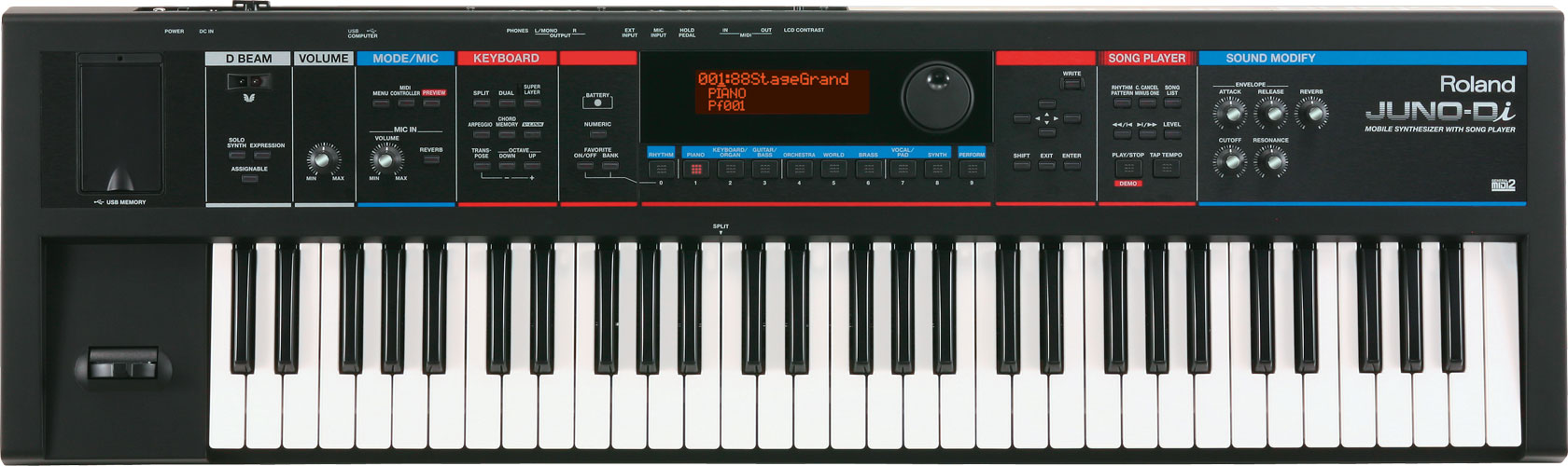 Roland - JUNO-Di | Mobile Synthesizer with Song Player