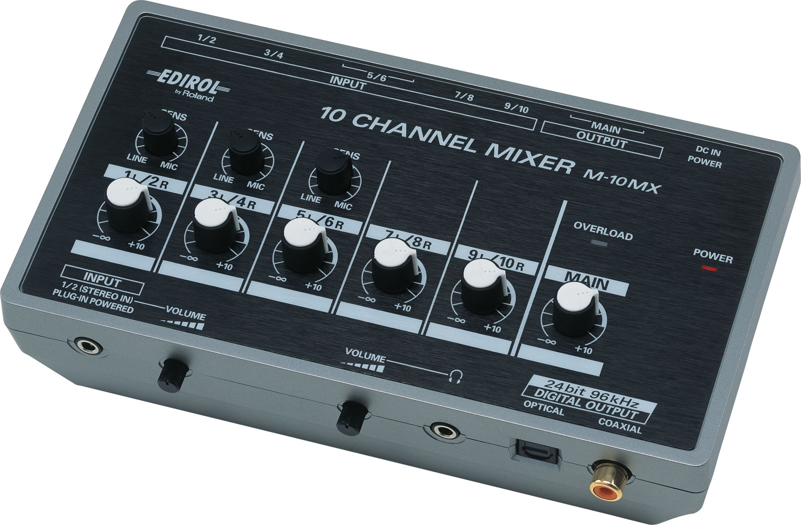 M-10MX 10-Channel Battery-Powered Mixer
