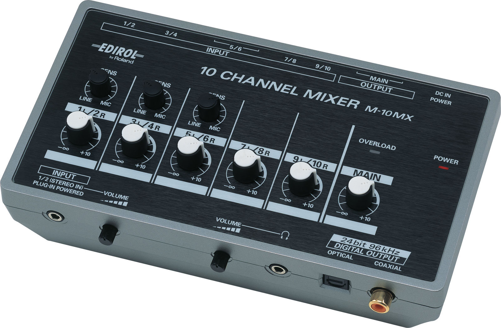 Roland - M-10MX  10-Channel Battery-Powered Mixer