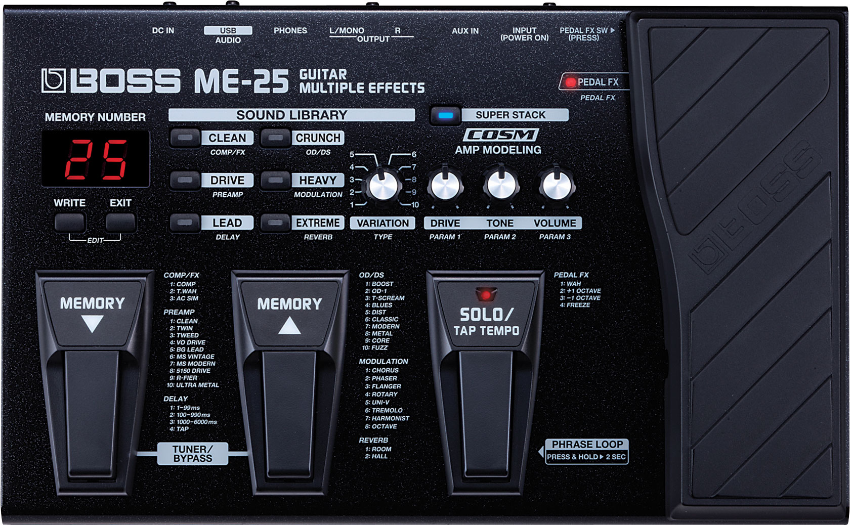 BOSS - ME-25 | Guitar Multiple Effects吉他綜合效果器
