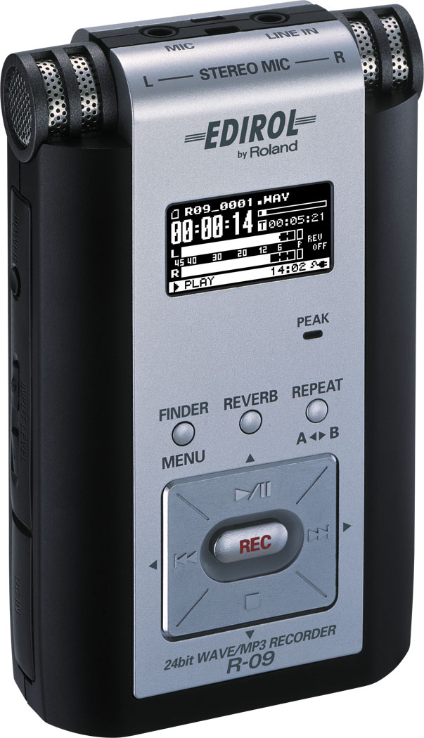 Roland 24bit WAVE/MP3 RECORDER R-09-