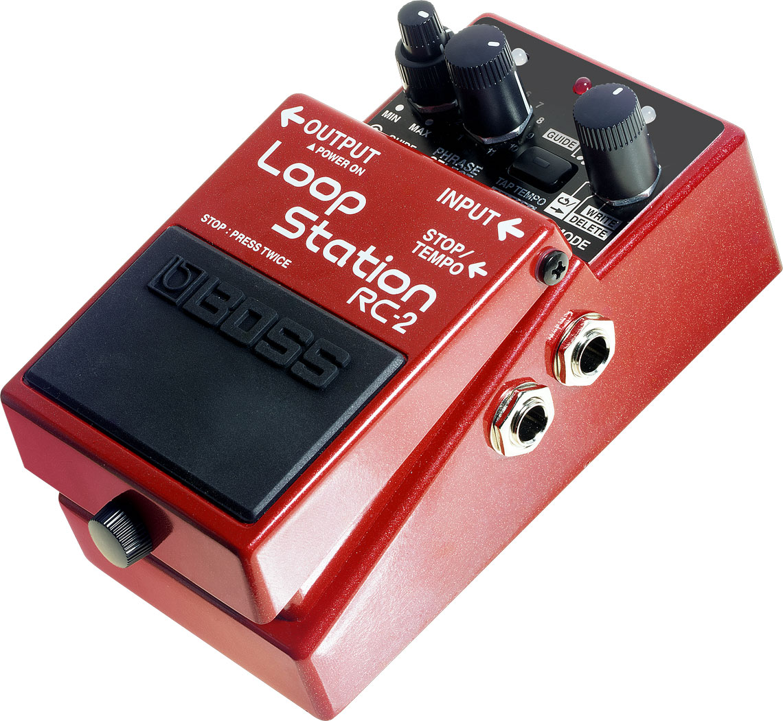 最安値大人気Boss RC-2 Loop Station アダプター付き ギター