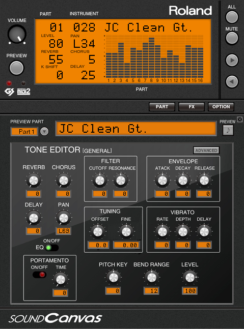 roland sound canvas va side by side configu