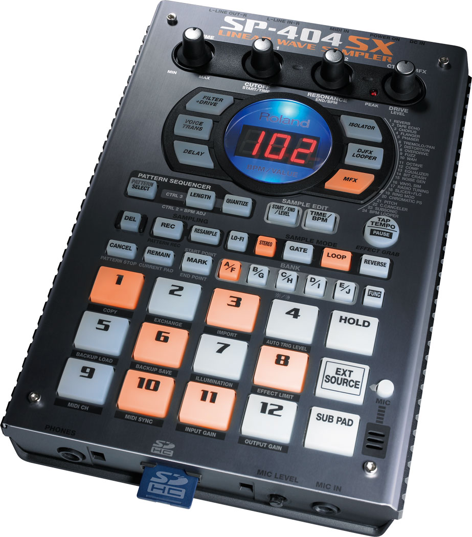 Roland コンパクトサンプラー SP-404SX+secpp.com.br