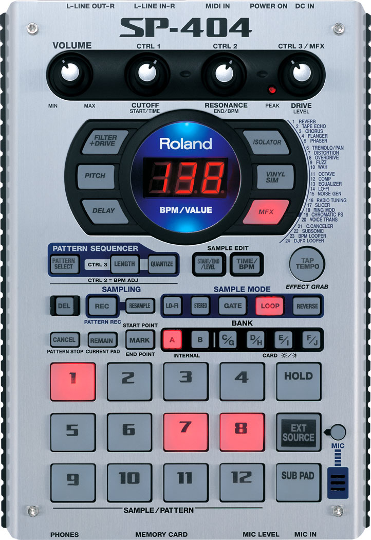 Roland SP-404 ローランド コンパクトサンプラーMPC sp-303 - DJ機器