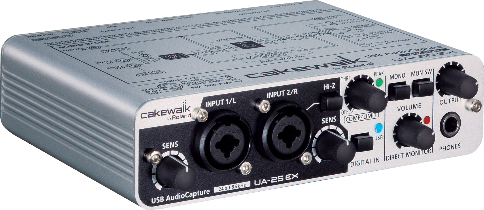 EDIROL 24-bit USB Audio Capture UA-25EXCW-