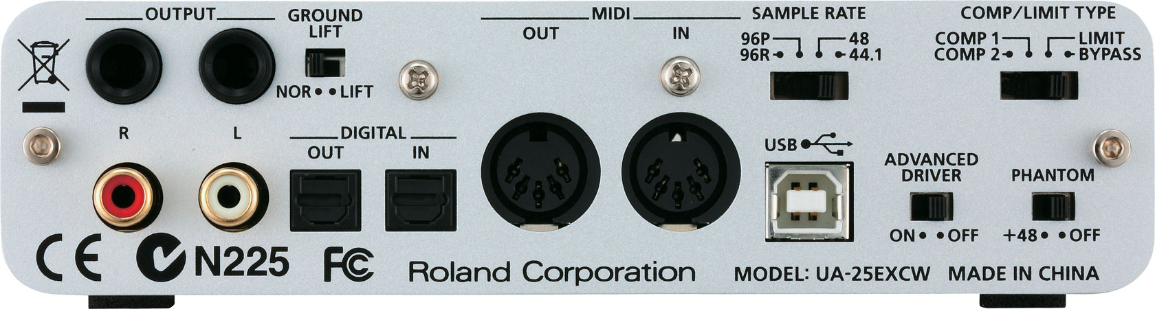 Roland - UA-25EX | 24Bit/96kHz Audio Capture