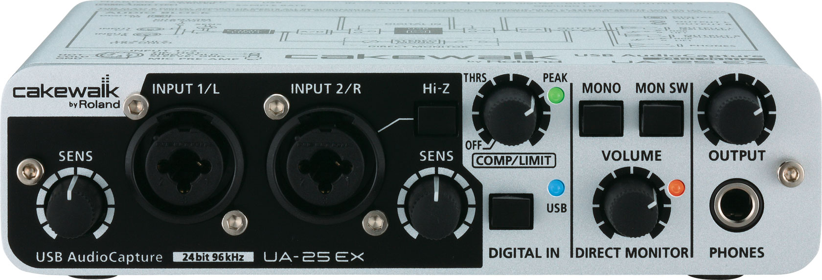 Roland - UA-25EX | 24Bit/96kHz Audio Capture