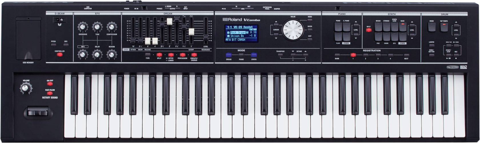 Roland - V-Combo VR-09-B | Live Performance Keyboard