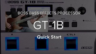 GT-1B Quick Start Video