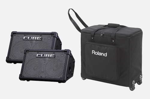 Roland - CUBE Street EX PA Pack | Pil ile Çalışabilen Stereo