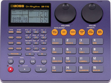 Boss dr store 770 drum machine