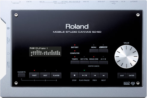 Roland - Mobile Studio Canvas | Sound Module with DAW Software