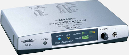 Roland India - SD-20 | USB Bus-Powered MIDI Sound Module