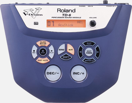 Roland td deals 6v drum set