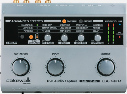 UA-4FX | USB Audio/MIDI Interface - Roland