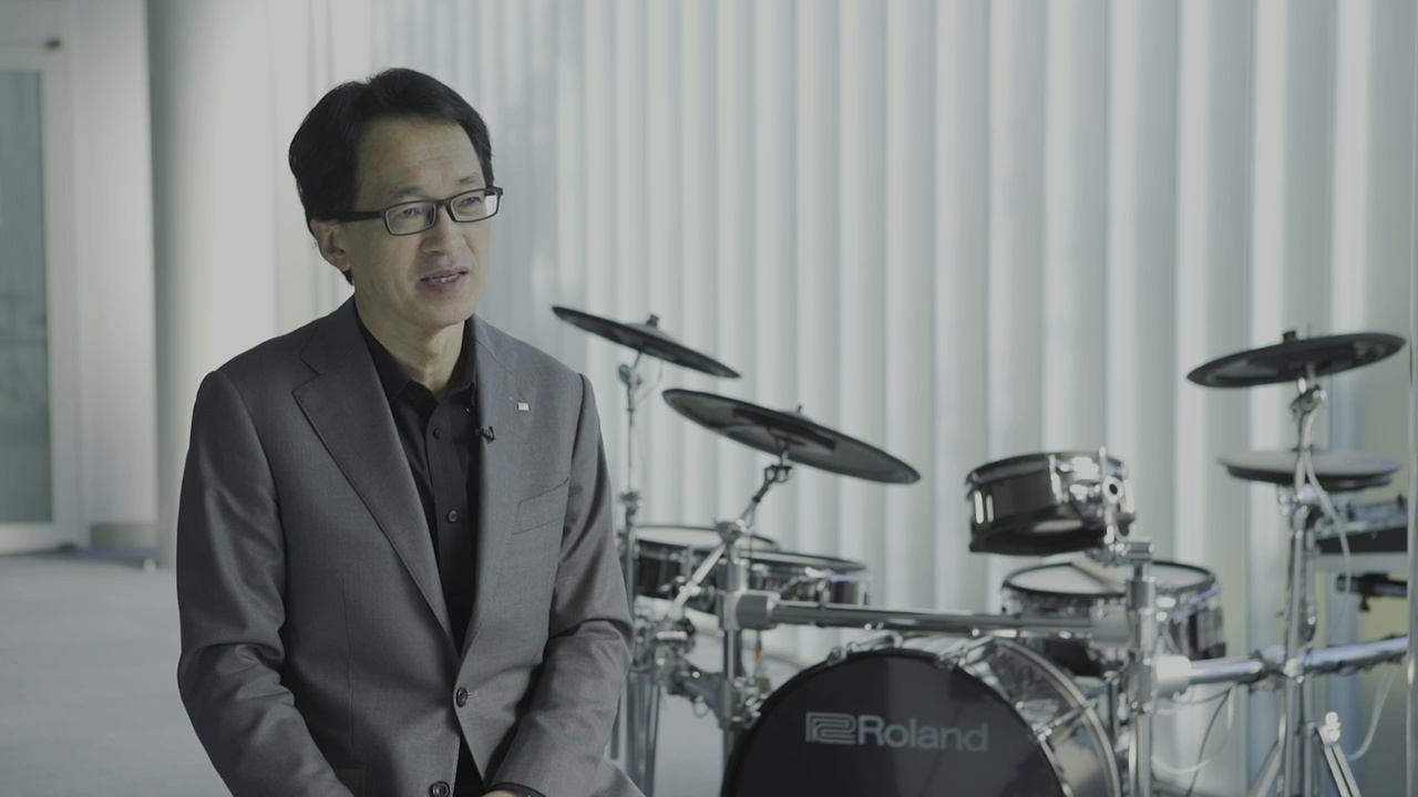 featured-video:Roland V-Drums 20th anniversary special message from Jun-ichi Miki