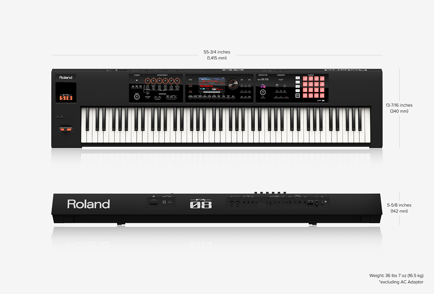 Roland India - FA-08 | Music Workstation