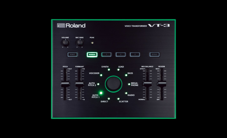 欢迎访问Roland中文网站- VT-3 | 人声处理器